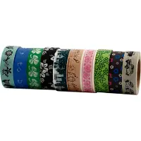 Creativ Company Masking Tape Set Dekoration 10 Rollen 6 Meter Multicolor