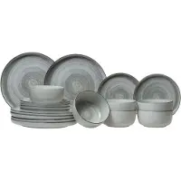 Cosy & Trendy Geschirrset Baltic Grey - 18-teilig / 6 Personen