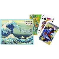 Piatnik Hokusai The Great Wave Spielkarten – Doppeldecker