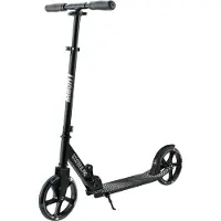 Mach1 Kickscooter Kinderroller Scooter Roller Cruiser Kick Jump Cityroller SCOOTER XL PRO - schwarz mit LED