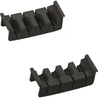 Ninka Messereinsatz Cuisio 146x44x53 Messer Schubladeneinsatz Organizer für 4 Messer, Kunststoff schwarz