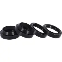 Ariete Ari.a030 Marzocchi Gabeldichtringsatz Schwarz 30 mm Schwarz 30 mm