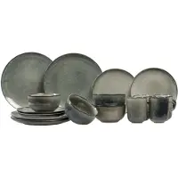 Salt & pepper Servies Meridian Grey (16-teilig)