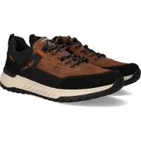 Rieker Evolution Herren Outdoorschuhe/ Low Sneaker Braun-Schwarz Leder-Synthetik-Mix Größe: 43