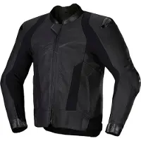 Alpinestars Missile V3 Motorrad Lederjacke, schwarz, 60