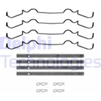 Delphi LX0722 Zubehörsatz Scheibenbremsbelag Vorne für FORD Transit Mk6 Kasten (V347, V348, FA) Transit Mk6 Bus (V347, V348, FD, FB, FS, FZ, FC)