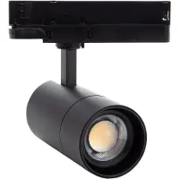 LEDKIA 3-Phasenstromschiene LED-Strahler 20W Wild CCT Wählbar Dimmbar Multiwinkel 24-60º Schwarz