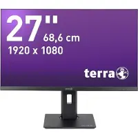 Terra LCD/LED 2748W PV V2 schwarz DP/HDMI GREENLINE PLUS, 68,6 cm (27"), 1920 x 1080 Pixel, Full HD, LCD, 5 ms, Schwarz