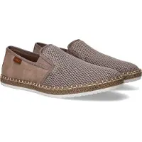 Rieker Herren Slipper Halbschuh Mesh Gummizug B5265, Größe:42 EU, Farbe:Beige