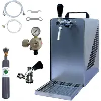 BieTal Bierkühler Bierzapfanlage 30 L/h KOMPLETTSET - KEG Typ S - 0,5Kg CO2