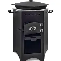 Grillpeter Feuertonne Batyr mit Kasan 16l