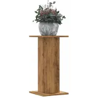 vidaXL (NEU 2026) Pflanzenständer 2 Stk., Artisan-Eiche 30x30x60 cm - Holzwerkstoff - Beete - 12.1 kg