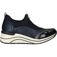 Remonte Slipper in blau kombi | Gr.: 40