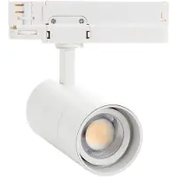 LEDKIA 3-Phasenstromschiene LED-Strahler 20W Wild CCT Wählbar Dimmbar Multiwinkel 24-60º Weiß