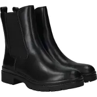 Tamaris Damen vegane Stiefelette mit Reißverschluss 1-25428-43, Größe:39 EU, Farbe:Schwarz