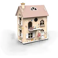 Speedy Monkey Holz Puppenhaus Blumenhaus ab 3 Jahren