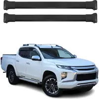 Omac 4915928B Dachreling Dachträger Aluminium für MITSUBISHI L 200 / Triton Pickup (KJ, KK, KL)