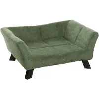 Flamingo Sofa Damario Liegesofa rechteckig für Hund und Katze grün
