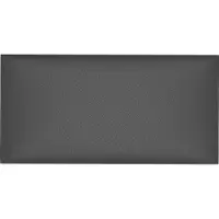 vidaXL Wandkopfteilen 12 stk. 60 x 30 cm Grau Stoff