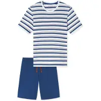 Schiesser Herren Pyjama CasualSchlafanzug, Pyjama Set, Nachtwäsche