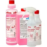 Johannes Kiehl KG Kiehl Kiehl-SanEco 500 ml-Trichterflaschen leer mit 6 Schaumsprühern und 6 Spritzverschlüssen | Packung (6 Stück)