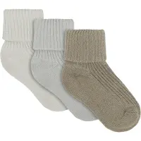 Minymo Baby Sock rib (3 Pack) willam gray (7511) 15\\18