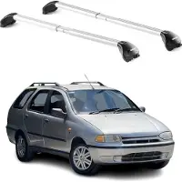 Aurilis Dachträger Grundtäger für Fiat Palio WeekEnd 1996-2007 5tür 100kg Alu ABE Silber