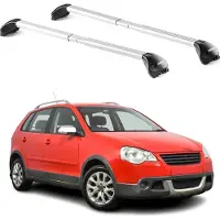 Aurilis Dachträger für VW Polo IV Cross/ Fun 2004-2009 5 tür 100kg Alu Silber 2x ABE