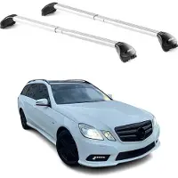 Aurilis Dachträger für Mercedes E Klasse S212 T-Modell 2009-2016 100kg Alu Silber 2x ABE