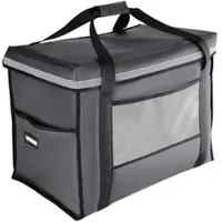 Vogue Faltbare isothermische Liefertasche grau 540 x360 x 430 mm
