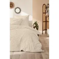 PRIMERA Renforce Bettwäsche 155x220 Leomuster Tierfelloptik beige 123110-77