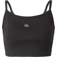 Calvin Klein Jeans Top LV047F221G Schwarz Slim Fit
