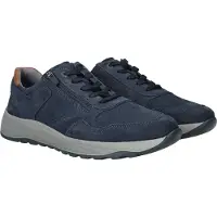 Waldlaufer Schnürhalbschuhe bequem in blau, Gr. 7