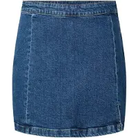 Pieces Pcsilke Hw Geschlitzter Minirock | Blau | L