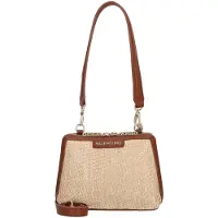 Valentino Braune Designer-Tasche mit abnehmbaren Trägern & Reißverschluss