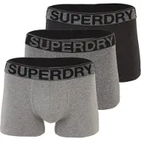 Superdry Boxershorts "TRUNK TRIPLE PACK" Packung, 3 Stk. aus Baumwollmischung, körpernahe Passform