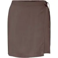 Pieces Pcpia Mini Leinenmix Wickelrock | Braun | S
