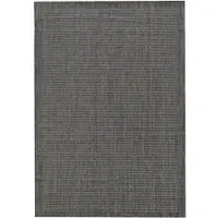 Carpetsale24 In & Outdoor Teppich Terrasse Balkon Küchenteppich Wetterfest Sisal Optik Flachgewebe Einfarbig mit Struktur, Grösse: 120x170 cm
