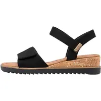 Tamaris Sandalen mit Keilabsatz und Klettverschluss