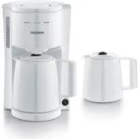 Severin KA 9309, Filterkaffeemaschine, 1 l, Gemahlener Kaffee, 1000 W, Weiß