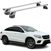 Menabo Dachträger Grundtäger für Mercedes GLE C292 2015-2019 75kg Stahl Grau 2x
