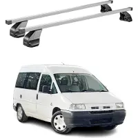 Menabo Dachträger Grundtäger für Fiat Scudo 1994-2007 75kg Stahl Silber 2 tlg