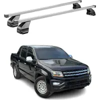 Menabo Dachträger Grundtäger für VW Amarok mk1 2010-2016 Pre-FL 75kg Silber 2x