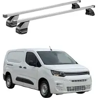 Menabo Dachträger Grundtäger für Citroen Berlingo 2018-2025 75kg Stahl Silber 2x