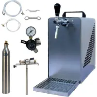 BieTal Bierkühler Bierzapfanlage 30 L/h KOMPLETTSET 5 Liter Adapter - 425g CO2