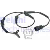 Delphi ABS Sensor Raddrehzahl für LAND ROVER Freelander 2 SUV (L359) SS20372
