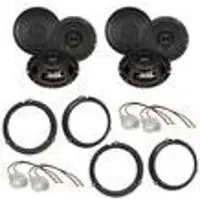 Crunch DSX62 Koaxial 2-Wege Lautsprecher Einbauset für Ford C-Max DXA