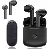 Manta TWS-In-Ear-Kopfhörer Rytm X Bluetooth 5.3 Hi-Fi Klarer Klang Schwarz