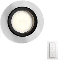 Philips Hue White ambience Milliskin Einbauspot, Versenkter Scheinwerfer, Bluetooth/Zigbee, Aluminium, LED, Synthetisch, GU10