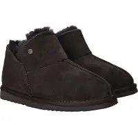 Warmbat Hausschuhe Willow Suede Damen Dark Choco-Schuhgröße 41